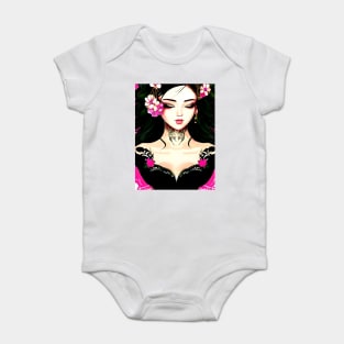 Asian Egirl Baby Bodysuit